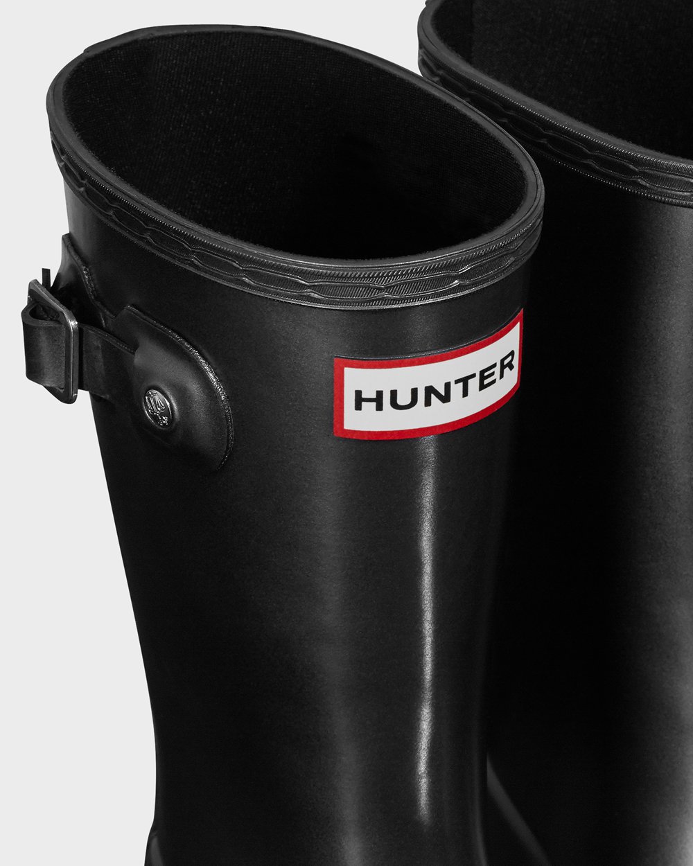 Hunter Original Big Pearlized Rain Boots - For Sale Cheap Kids Black - NTQIZJ586